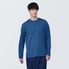 남성 · 저지 · 크루넥 긴소매 티셔츠 SMOKY BLUE