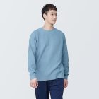 남성 · 워셔블 리브 · 크루넥 긴소매 스웨터 SMOKY BLUE