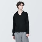 여성 · 워셔블 밀라노 리브 · 스키퍼 칼라 폴로 스웨터 BLACK