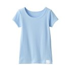 베이비 · 산뜻한 면 · 크루넥 반소매 티셔츠 LIGHT BLUE