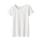 키즈 · 산뜻한 면 · 크루넥 반소매 티셔츠 OFF WHITE