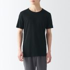 남성 · 냉감 소프트 · 크루넥 반소매 티셔츠 BLACK