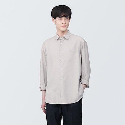 남성 · 헴프 혼방 · 긴소매 셔츠