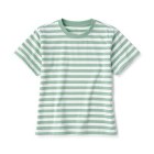 키즈 · 크루넥 반소매 티셔츠 STRIPE PALE GREEN