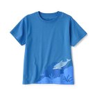 키즈 · 동물 프린트 · 반소매 티셔츠 SMOKY BLUE