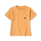 키즈 · 동물 자수 · 포켓 반소매 티셔츠 LIGHT ORANGE