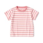 베이비 · 크루넥 반소매 티셔츠 PINK STRIPE