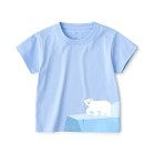 베이비 · 동물 프린트 · 반소매 티셔츠 LIGHT BLUE