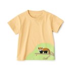 베이비 · 동물 프린트 · 반소매 티셔츠 LIGHT YELLOW