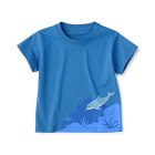베이비 · 동물 프린트 · 반소매 티셔츠 SMOKY BLUE
