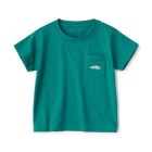 베이비 · 동물 자수 · 포켓 반소매 티셔츠 DARK GREEN