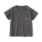 베이비 · 동물 자수 · 포켓 반소매 티셔츠 CHARCOAL GRAY