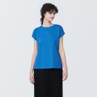 여성 · 저지 · 프렌치 슬리브 티셔츠 BLUE