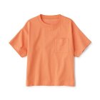 키즈 · 시원한 · 빅 실루엣 반소매 티셔츠 ORANGE